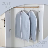 top clothes hanging garment dress clothes suit coat dust cover home storage bag pouch case organizer wardrobe hanging clothing