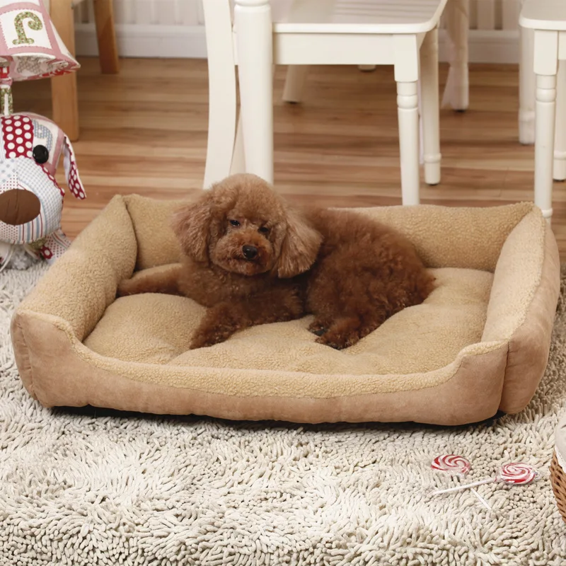 

Dog Kennel Plush Warm Cat Mat Small And Medium Dogs Bed Sleeping Mat On The Floor Pet Supplies Wholesale