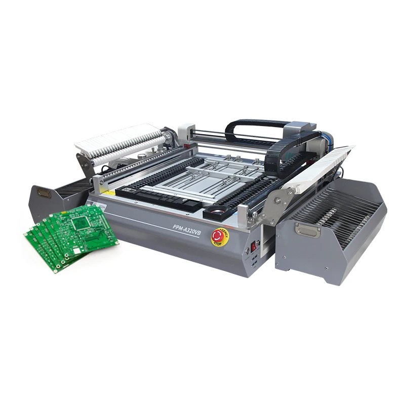 ITECH High Speed 2Head Automatic Pick And Place Machine Chip Mounter Small Desktop Pcb Mounting Machine LED Blue Making Machine