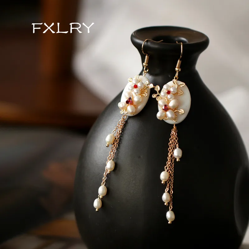 

FXLRY оригинальные женские украшения ручной работы с натуральным жемчугом