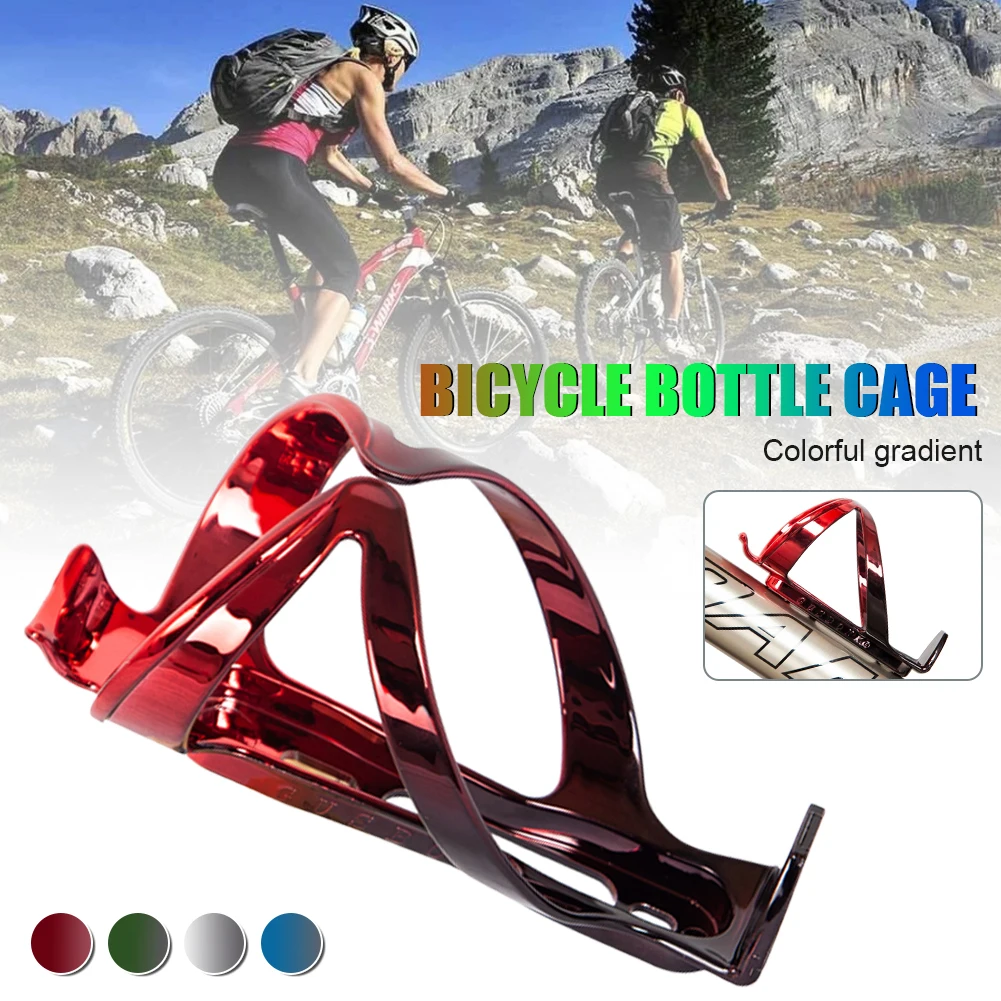

Colorful Bicycle Water Bottle Holder Plastic Rainbow Water Bottle Cage MTB Road Bike Cup Holder Drink Rack Cycling Accessories