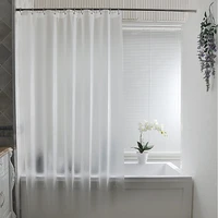 100  EVA shower curtain waterproof tempt Translucent brushed Shower Bathroom Plastic Thickened Luxury Bath curtain