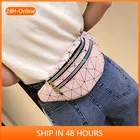 2021 женские модные поясные сумки, чехол, персонализированная поясная сумка из искусственной кожи в клетку в стиле рок-н-ролл, забавная сумка Nerka