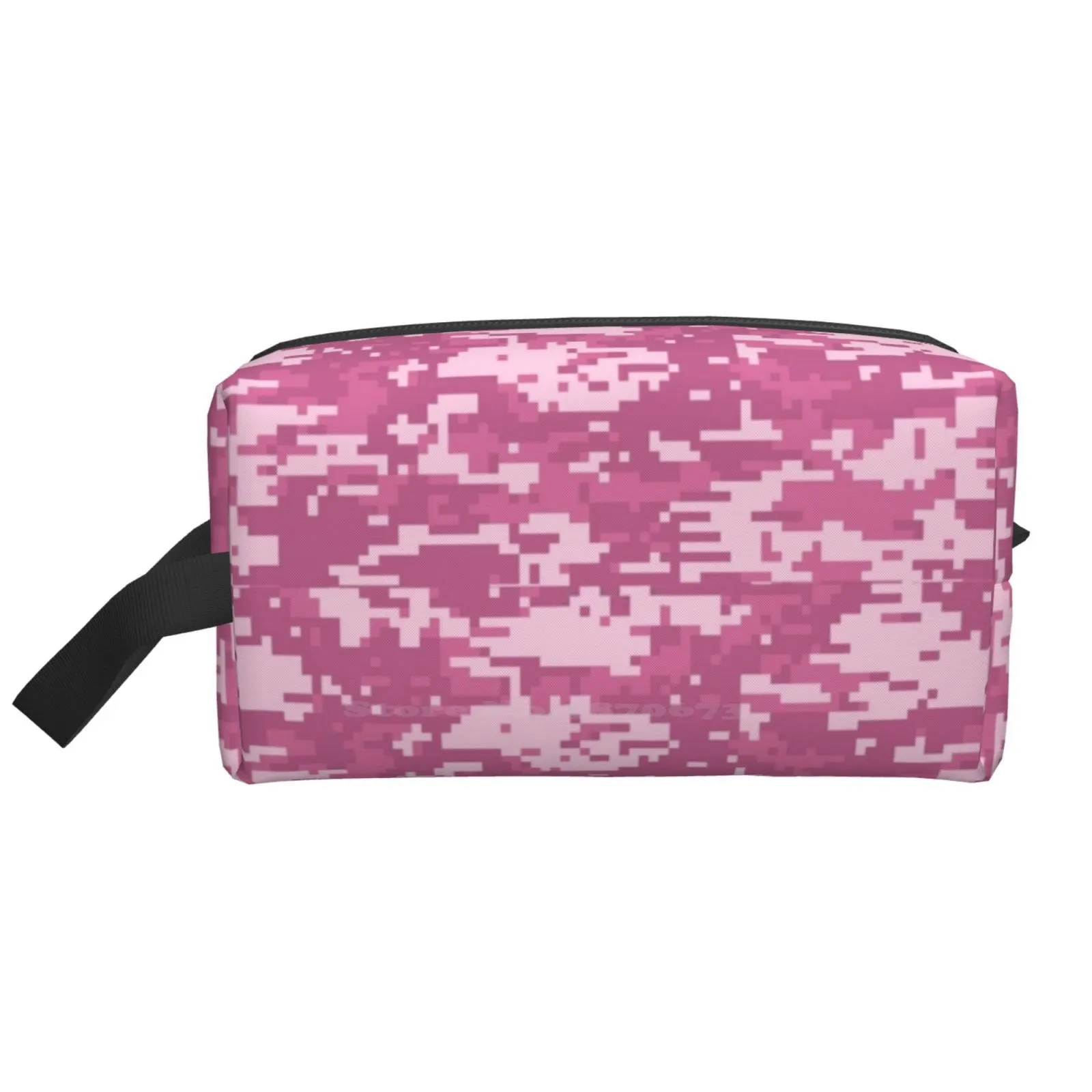 

Розовая портативная камуфляжная сумка для путешествий на молнии большой размер Розовый камуфляж для охоты Американский Камуфляжный флаг для рыбалки