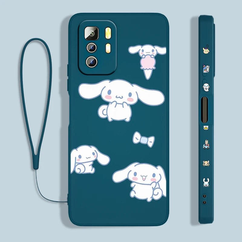 Чехол Sanrio в стиле аниме Cinnamoroll для Xiaomi Redmi Note 11 11S 10 10S 9 9S 9T 8 8T 7 5 Pro 4G |
