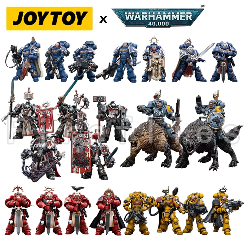 

[Pre-Order]1/18 JOYTOY Action Figure Fists Heavy Intercessors Blood Angels Veteran Castellan Anime Model For Gift Free Shipping