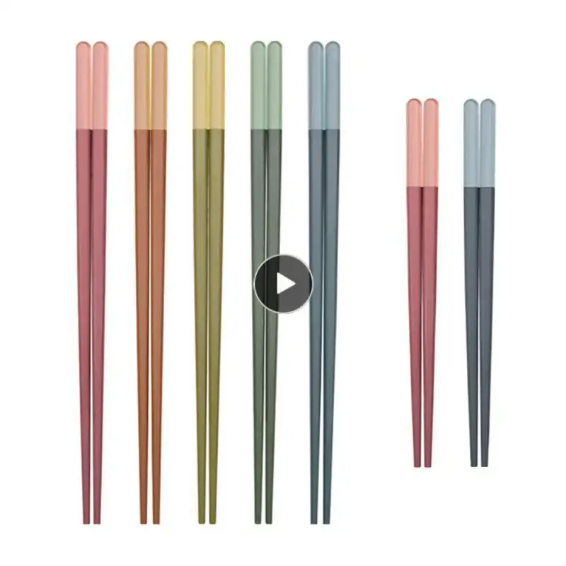 

Anti-mildew Chopsticks Anti-slip High Hardness Alloy Tableware Antibacterial Cutlery Set Household