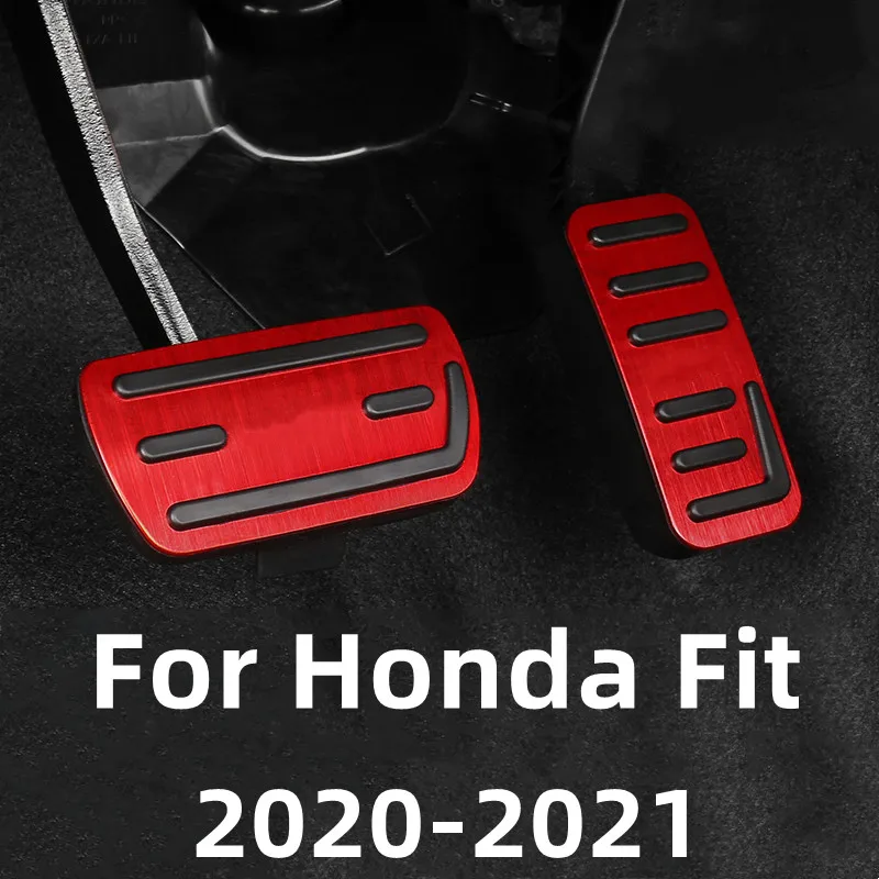 

Автомобильный Стайлинг педаль акселератора Нескользящая ножная педаль для Honda Fit Jazz 2020 2021 для упора крышка тормозной колодки аксессуары для внутренней защиты