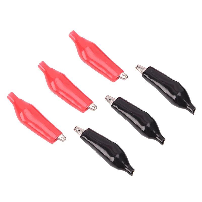 10 шт. маленькие изоляционные ботинки металлический зажим крокодил электрический