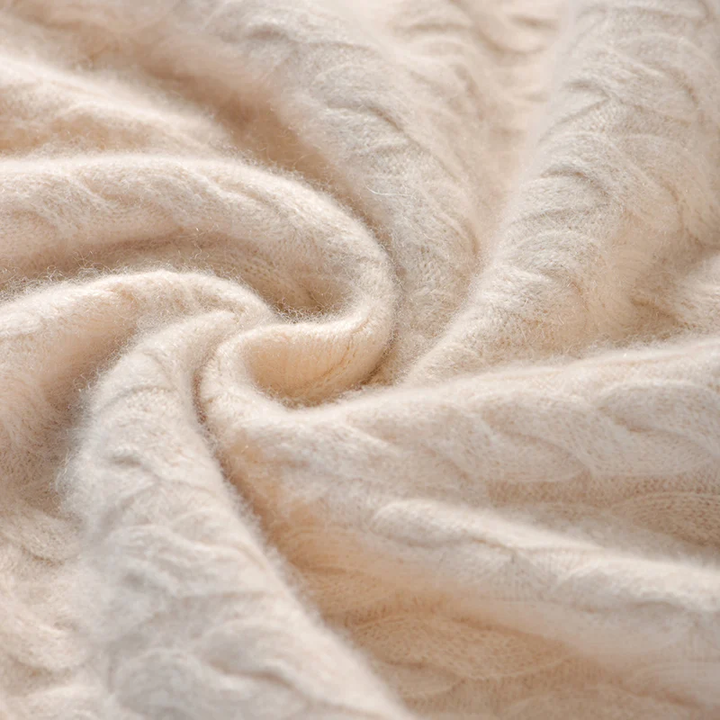 Женский свитер из мериносовой шерсти с круглым вырезом и длинными рукавами