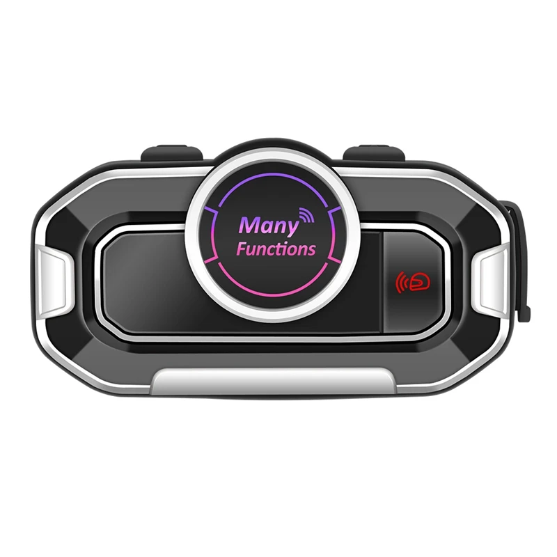 

FULL-Motorcycle Bluetooth 5.0 Helmet Headset With Microphone Noise Reduction, Low Power Consumption, FM Waterproof