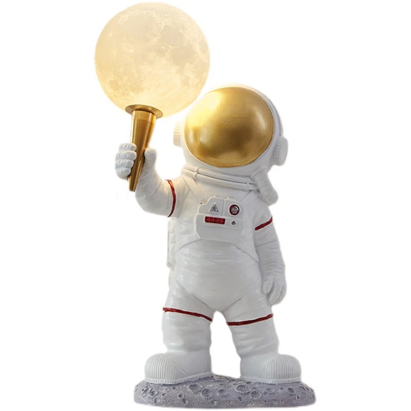 

Настольная лампа для космоната, 3D лунный абажур, украшение для гостиной, детская спальня, подарок на день рождения, домашний декор, светильник космического элемента