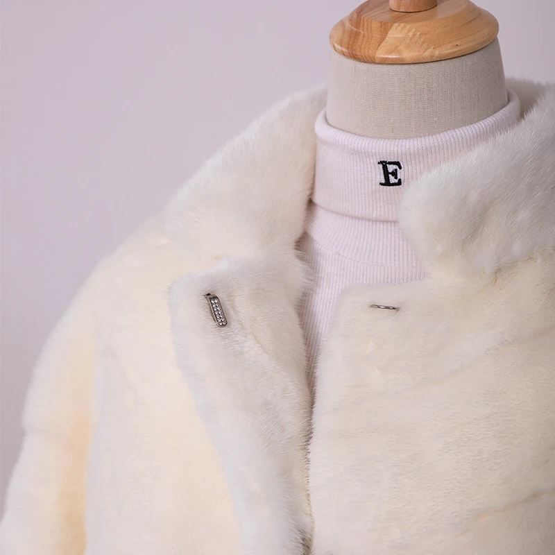 women's 100% real mink fur coat, fashione winter warm animal fur coat, famous lady, wind mink leather jacket, high-quality mink