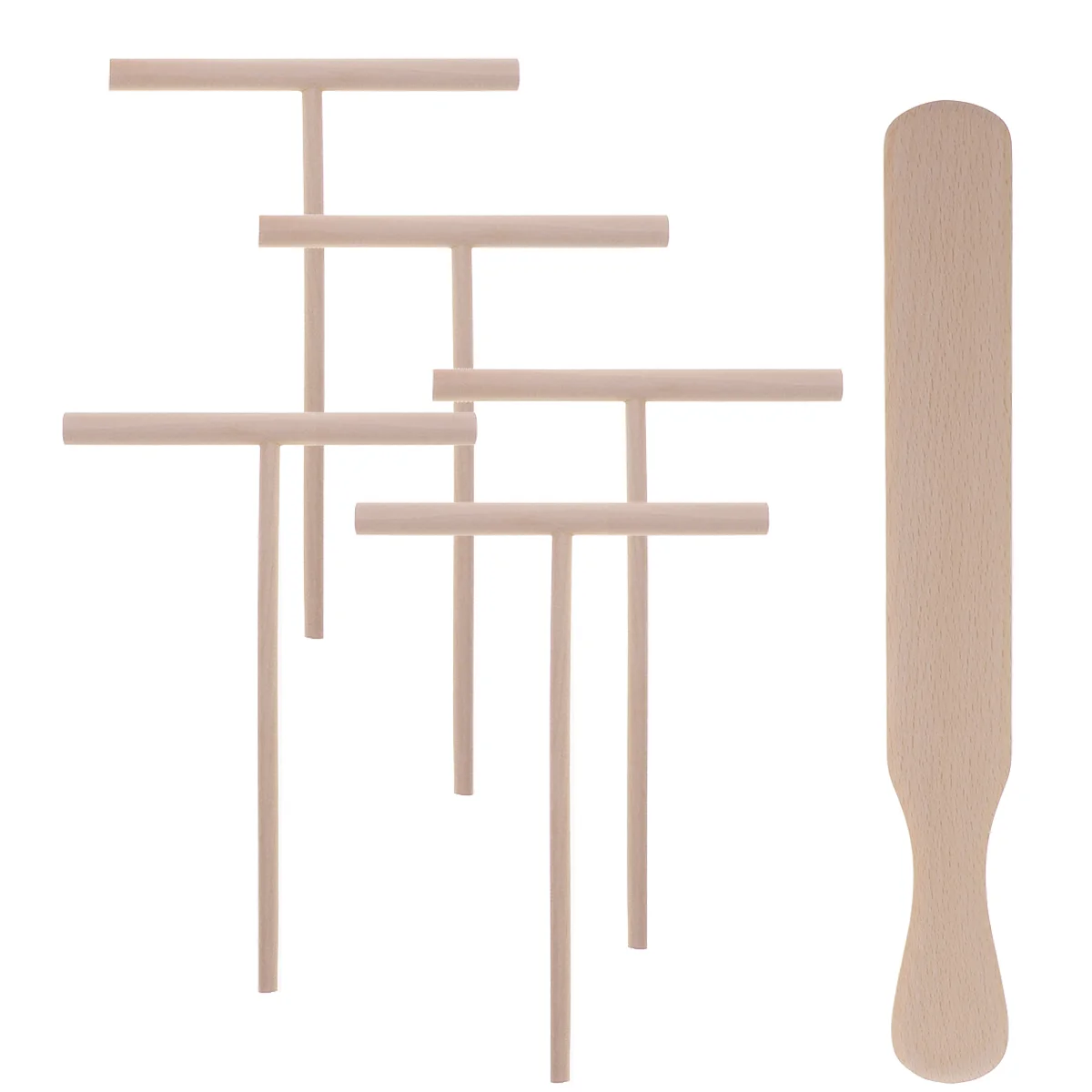 

Crepe Rake Spatula Dough Spreader Wooden Crepe Making Tool Crepe Maker Stick Crepe Maker Tool Crepe Stick