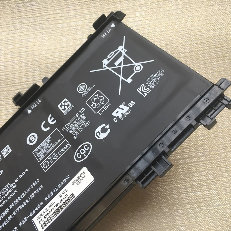 Фото Аккумулятор для ноутбука SupStone TE03XL для HP Pavilion 15-BC000NF, для Omen 15-AX000NF,15-BC011TX,BC012TX, HSTNN-UB7A, 849570-541 №4
