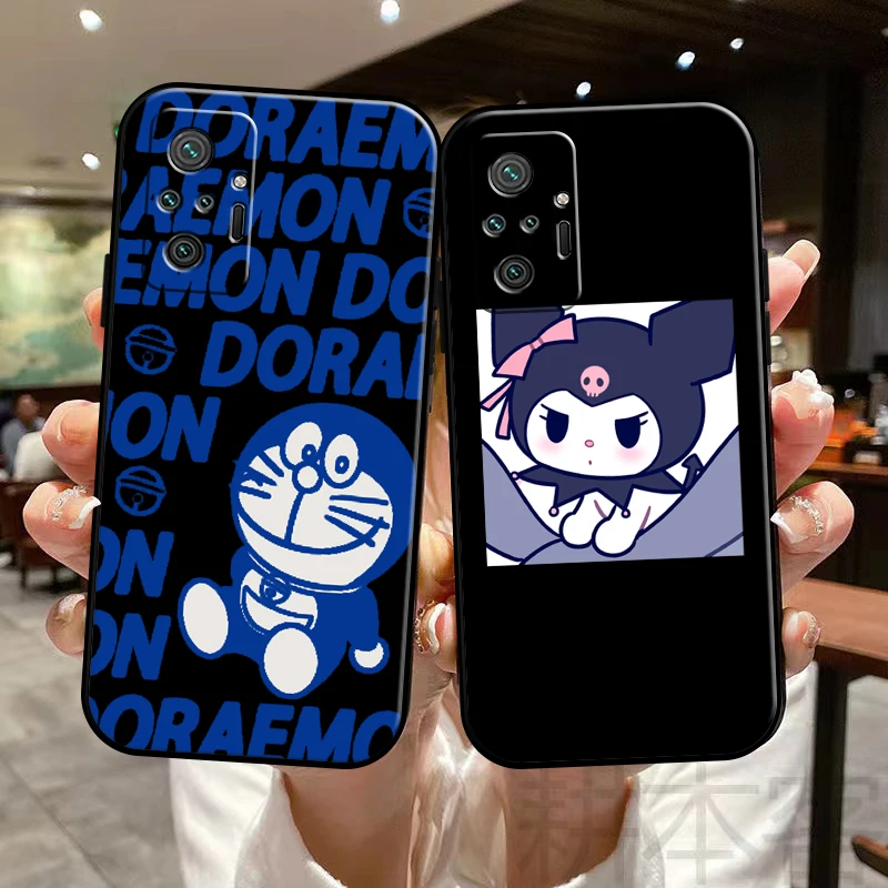 

Hello Kitty Kuromi Phone Case For Xiaomi Redmi Note 9T 9S 9 Pro Max 10 10X 10 Pro Max 10T 10S 5G Liquid Silicon Carcasa Funda