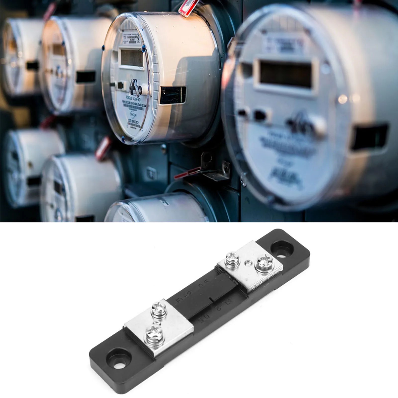 Шунтирующий резистор тока AMP 50A/100A 75 мВ FL-2 для аналогового измерителя цифрового