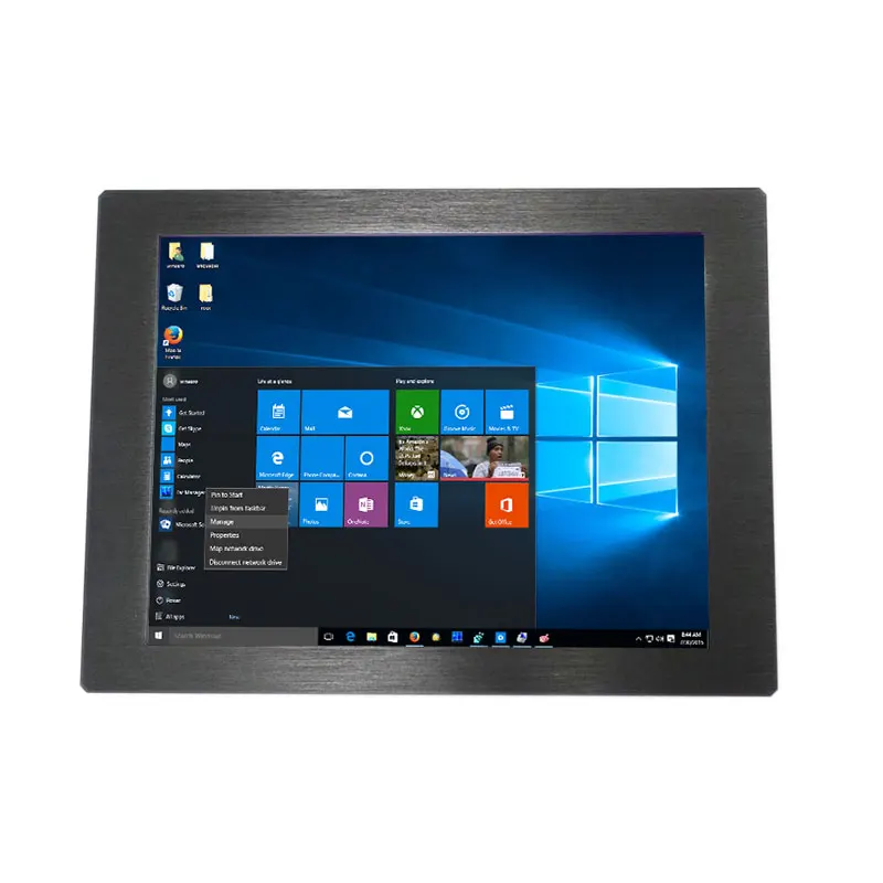 19-дюймовый морской Ips резистивный сенсорный ЖК-экран 1000 нит IP69 экран читаемый