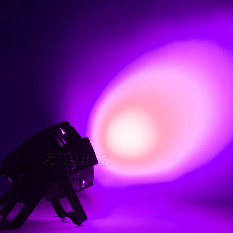 SHEHDS LED Zoom Par 18x18 Вт RGBWA + УФ 6 в 1 освещение Alluminio DMX 512 сценический светильник