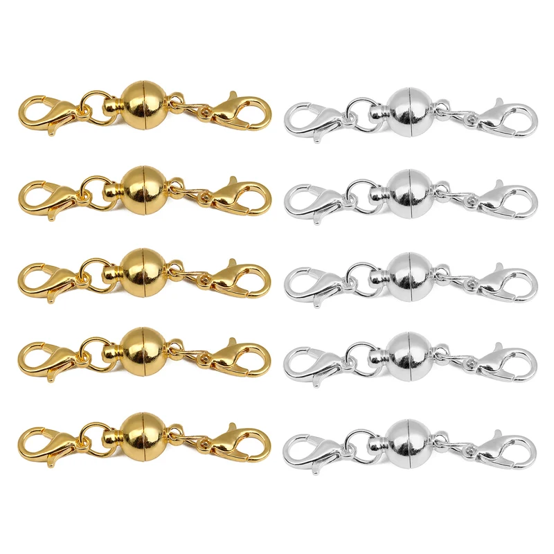 

Набор ювелирных изделий «сделай сам», круглые украшения, ожерелье, магнитная застежка, соединитель, пряжка, ожерелье, браслет, аксессуары по...