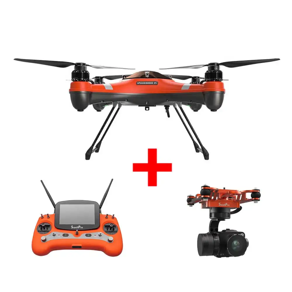 Swellpro Splash Drone 3 Waterproof UAV Drone + 3 Axis Brushless Gimbal and 4K Camera enlarge