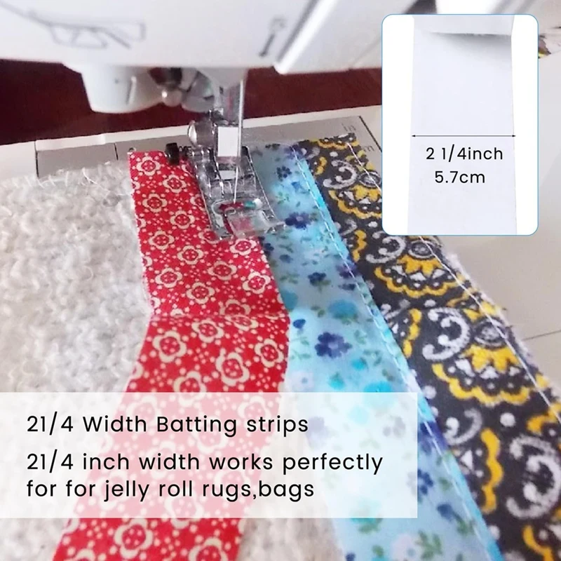 Полоса для ватина 2 1/4 дюйма x 50 ярдов ватный валик из флиса одеял перфорированная