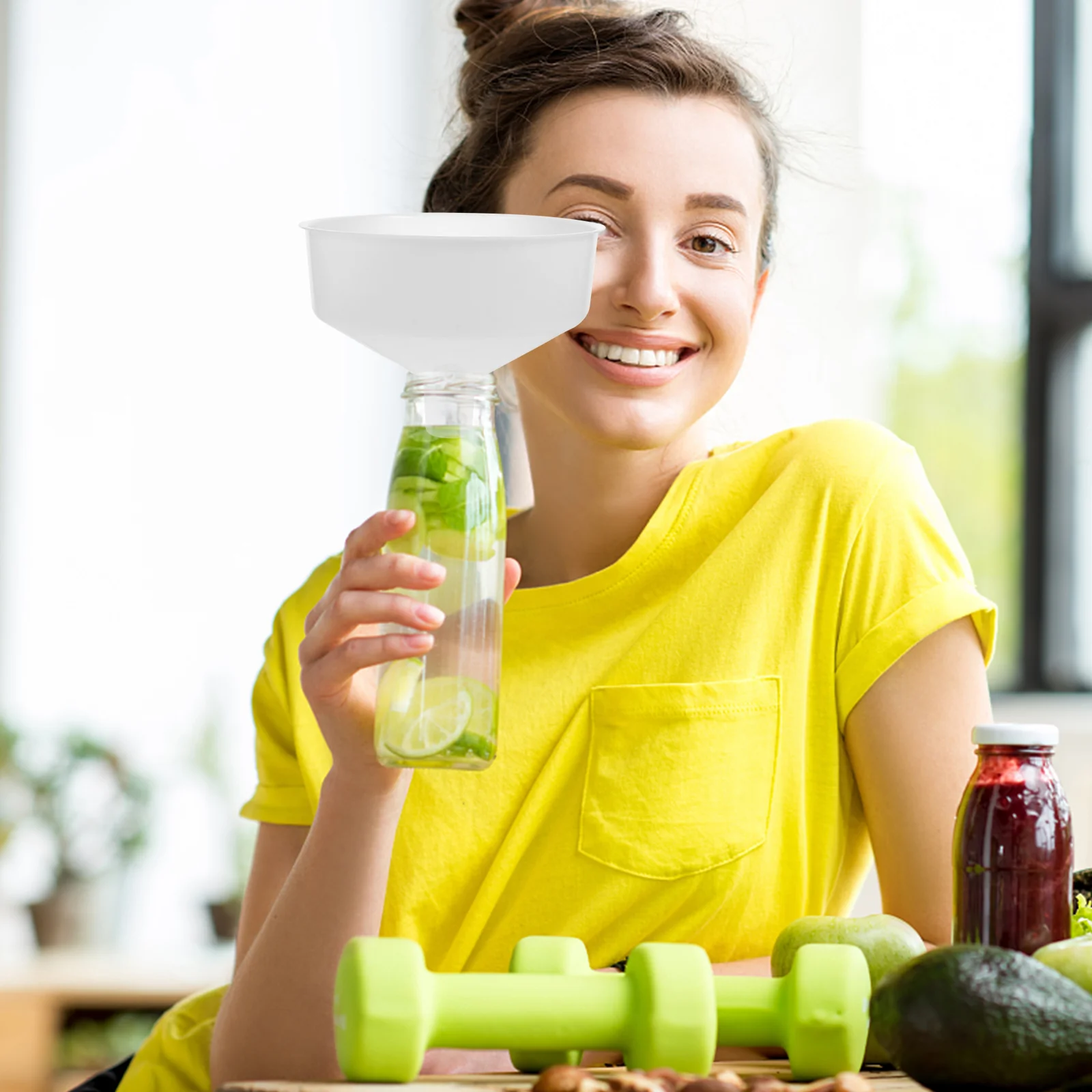 Funnel Plastic Kitchen Water Bottles Kitchenware Beer Filling Liquid Multi-purpose Soy Sauce Beverages