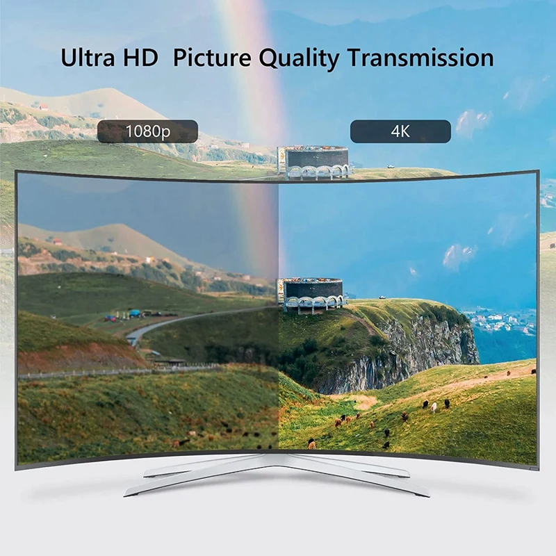 Беспроводной совместимый передатчик и приемник двойной адаптер поддержка 4K при