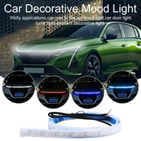 led car hood lights strip universal engine hood guide headlights daytime running light auto car light 120150180 bar decora u5k3