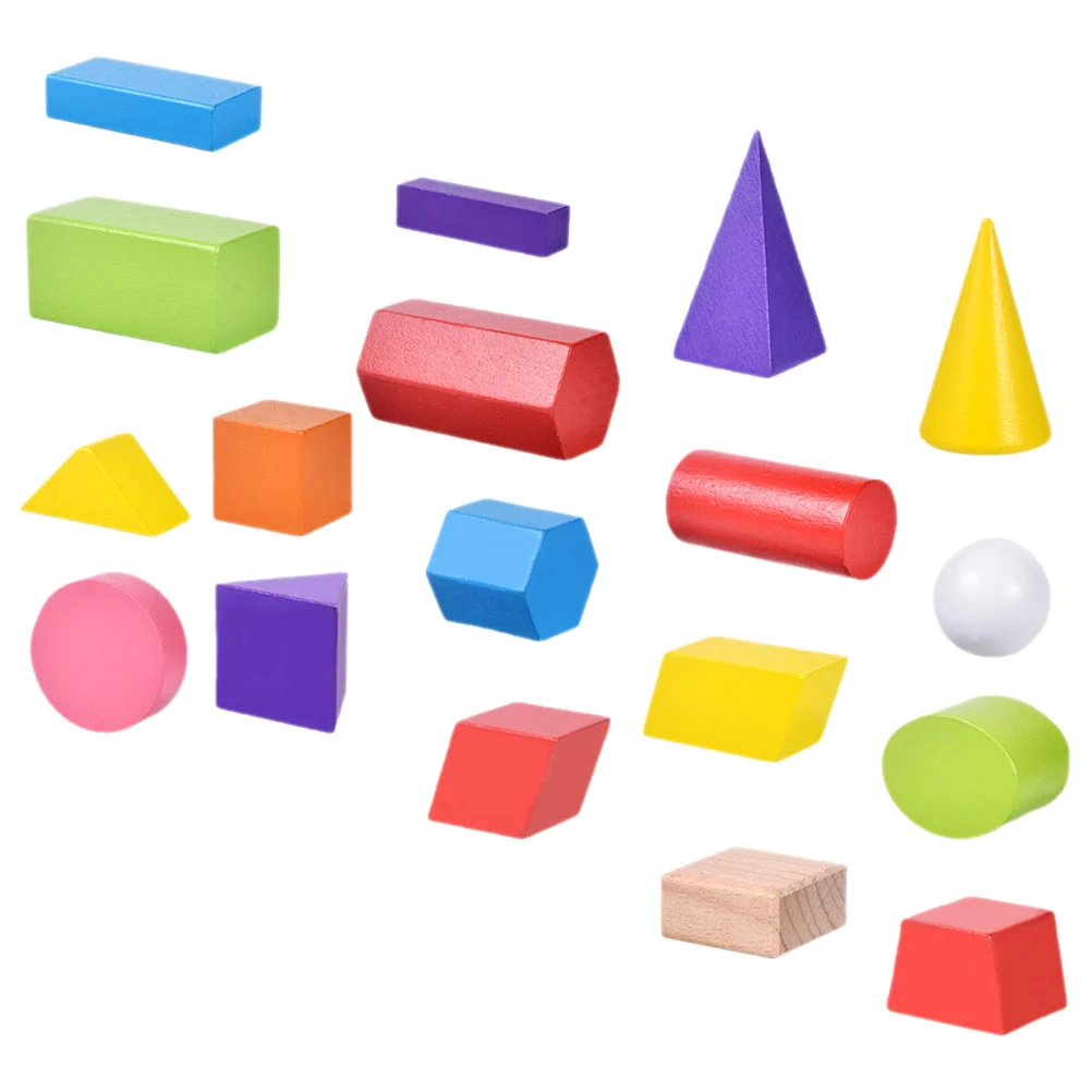 

18 Pcs Fun Kids Toys Educational Plaything Stacking Puzzle Hand Eye Coordination Plastic Wooden