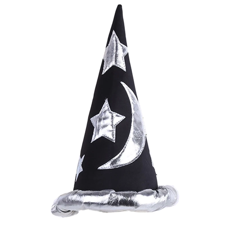 

Witch Hat Star Masquerade Hat Party Hats Adults Kids Wizard Hat Magican Hat Halloween Witch Costume For Home Xmas Gifts
