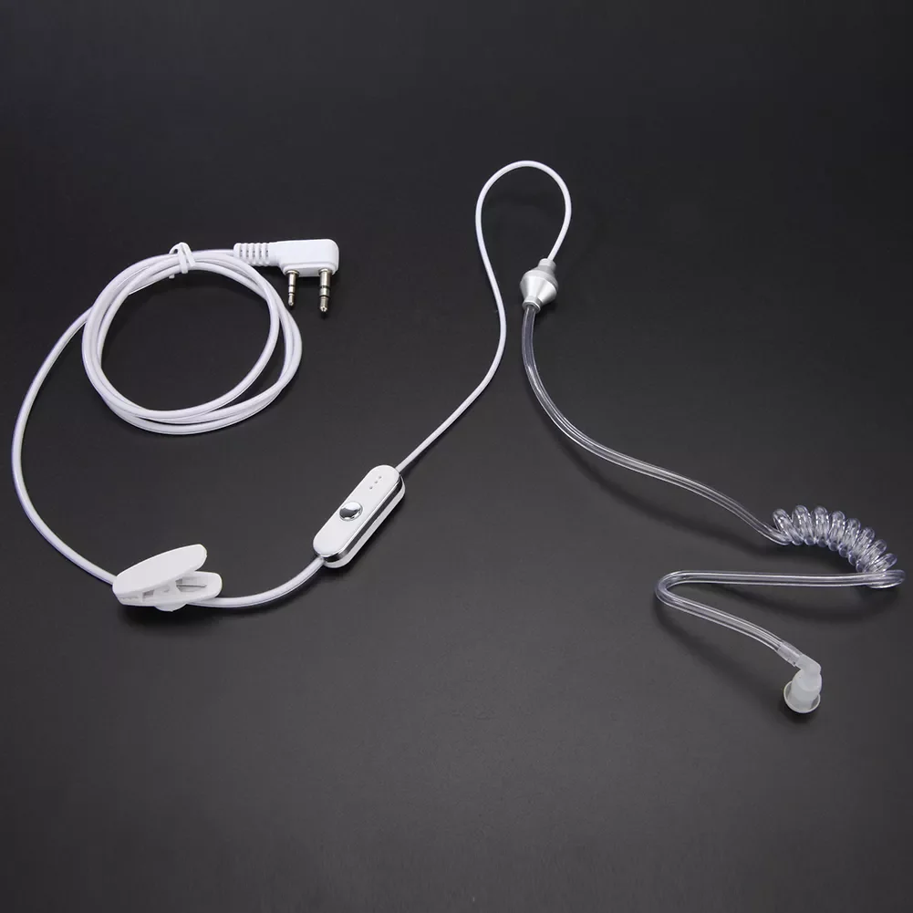 

New in Pin K Plug Acoustic Tube PTT Mic Earpiece Earphone Monitor Headphone Headset For Kenwood Retevis HYT Radios