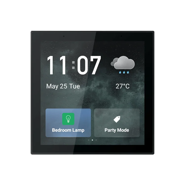 

Tuya smart home LCD panel electrical switch for home use, apartment and hotel, built in WiFi/BLE/ZigBee solution,
