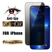 full cover privacy tempered glass for iphone 13 12 11 pro max anti spy screen protectors for iphone xs max xr 6 7 8 plus se 2022