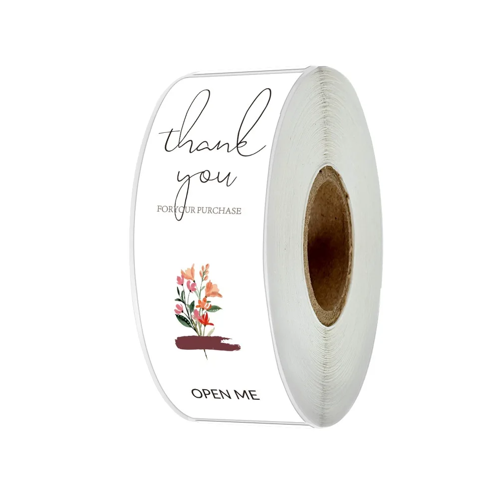 

Набор наклеек спасибо JinEQ 120 шт розовые