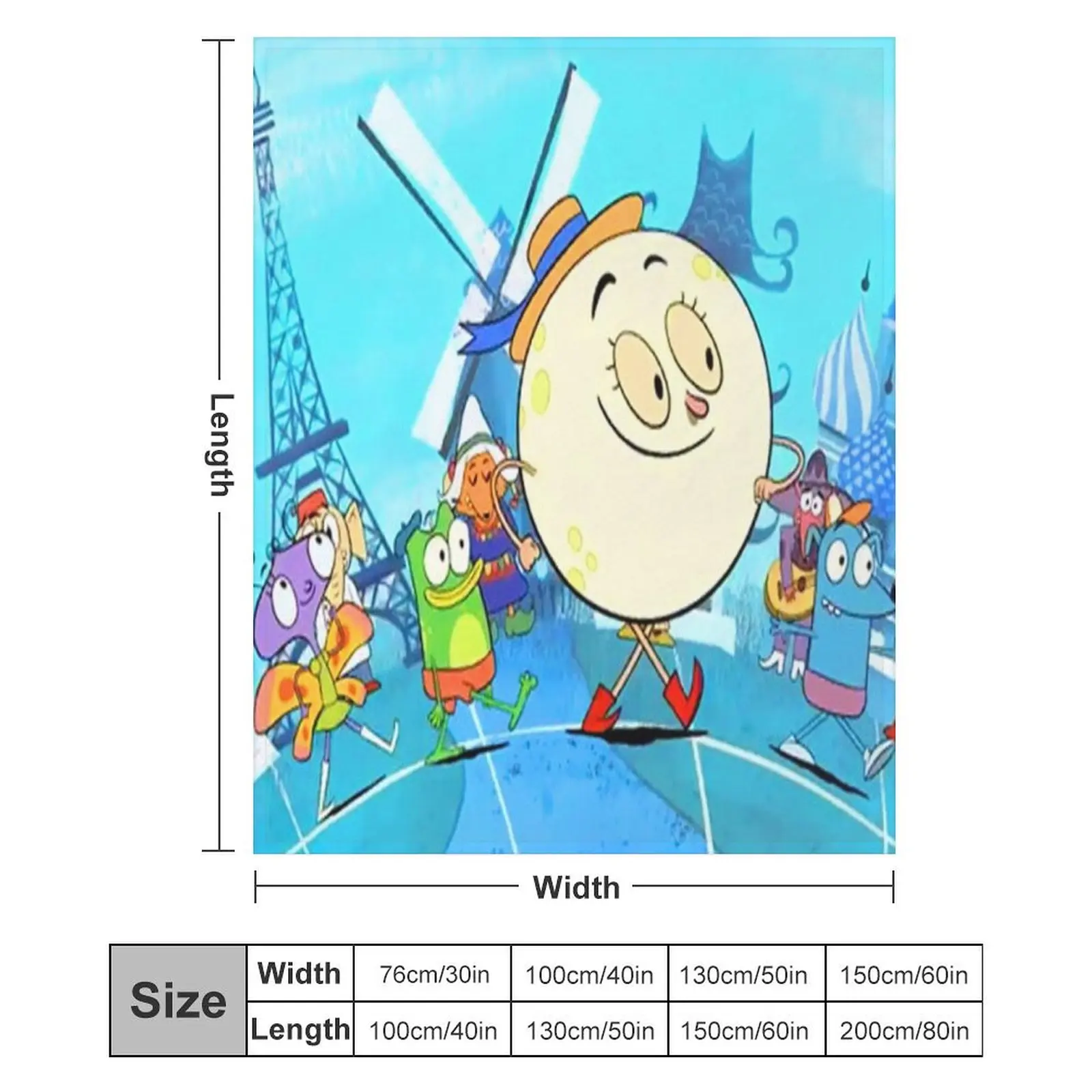 Подарок персонажей Let's Go Luna для фанатов декоративное одеяло украшения