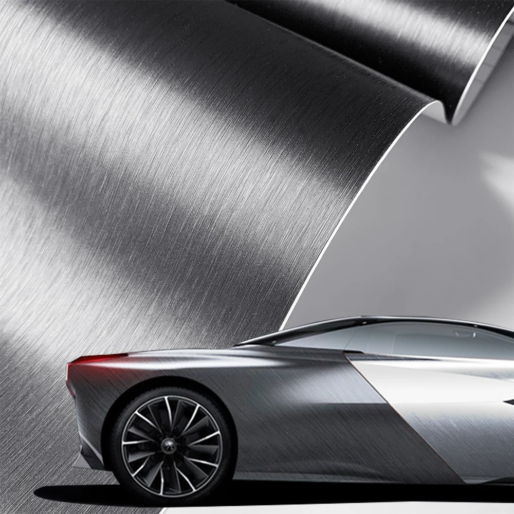 

Автомобильная фотопленка, алюминиевая виниловая пленка для автомобиля, без воздушных пузырей, наклейка для самостоятельного украшения авт...