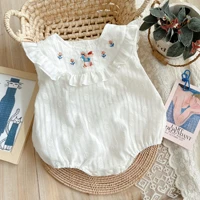 baby summer clothes pure cotton triangle romper sleeveless bag fart full moon one year old baby girl summer thin section