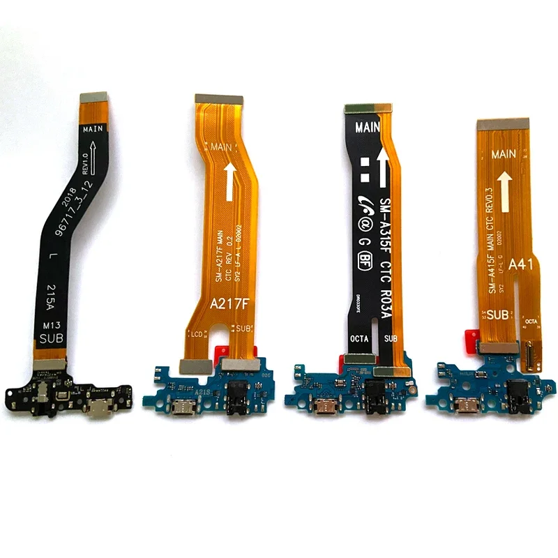 Для Samsung A51 A515 A71 A715 A31 A315 A41 A415 A21S A21 USB-разъем для зарядки док-станции, гибкий кабель для материнской платы (art.: 3920ccfa05fe0) - 3920ccfa05fe0