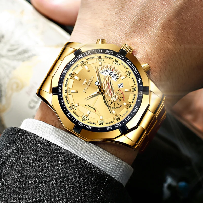 2023 Top Brand Luxury Watch Fashion Casual Military Quartz Sports Wristwatch Full Steel Waterproof Men's Clock Relogio Masculino