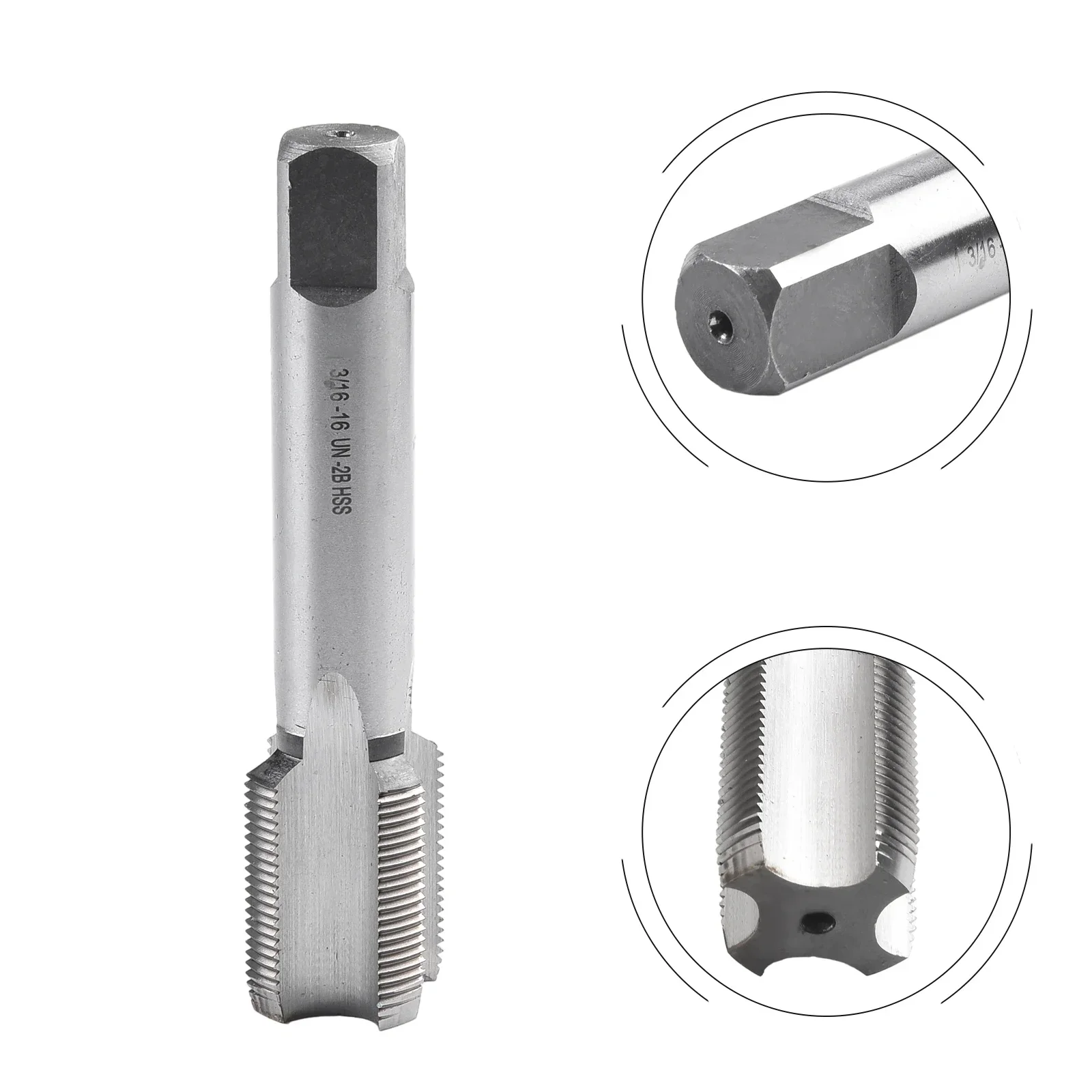 Инструмент для нарезания резьбы из быстрорежущей стали и три шестинадцати