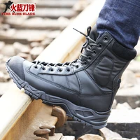 summer 2022 breathable hiking military fan ultra light combat boots mens workwear outdoor land war training boots