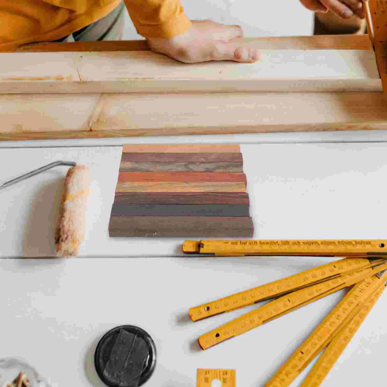 8 шт. ручка для рукоделия сделай сам деревянная пустая вращающаяся наборы