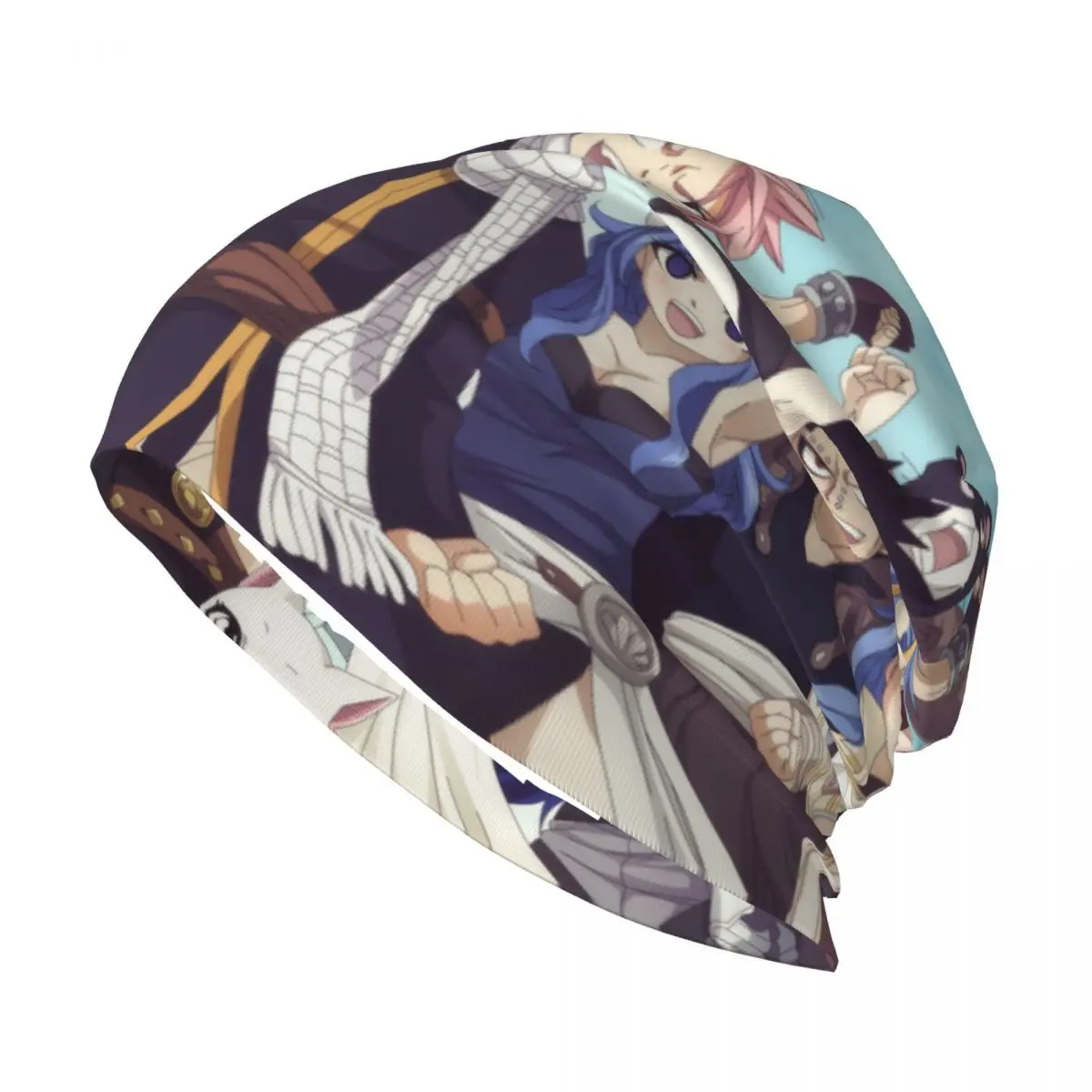 

Fairy Tail Caps Magic Adventure Anime Cool Unisex Outdoor Skullies Beanies Hats Spring Warm Thermal Elastic Bonnet Knitting Hats