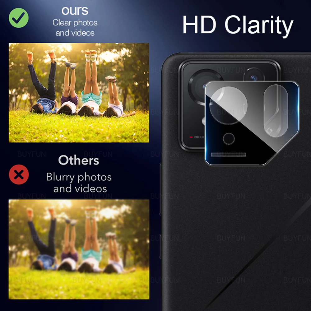 1-3 шт 3D закаленное стекло для защиты камеры Asus ROG Phone 8 Pro Чехол RogPhone8Pro Phone8 8Pro Phone8Pro