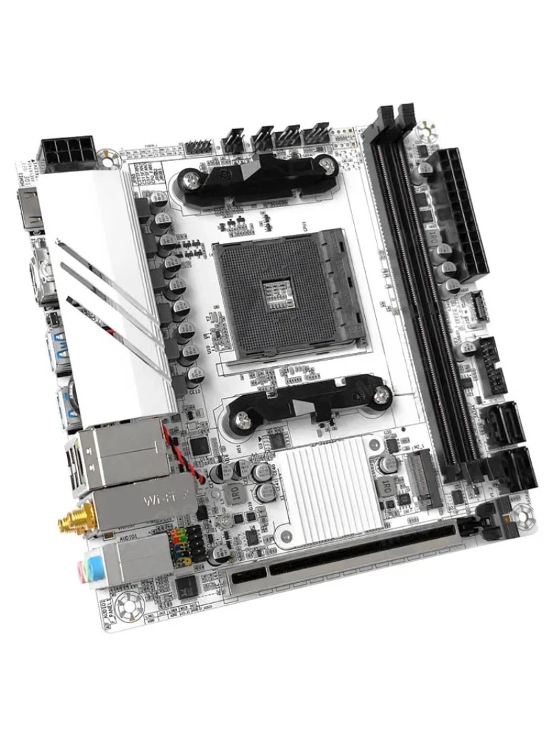 B550i GAMING материнская плата AM4 R5 CPU 45-го поколения ITX mini B450i компьютер