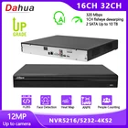 Камера видеонаблюдения Dahua Smart AI NVR, 16 каналов, стандартная 32-канальная версия, сетевой видеорегистратор с POE, 2HDDs для камер 4K