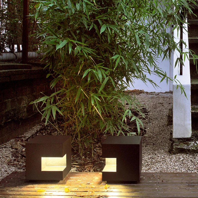 

hj Solar Waterproof Lawn Lamp Lawn Lamp Modern Minimalist Garden Lamp Garden Light Park Light