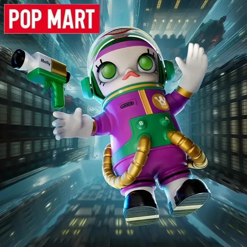 Фото POP MART Mega Space Molly Joker 400% серия, оригинальная слепая коробка, сумка для догадок, игрушки, украшения, загадочная коробка, настольные фигурки, домашний декор №2
