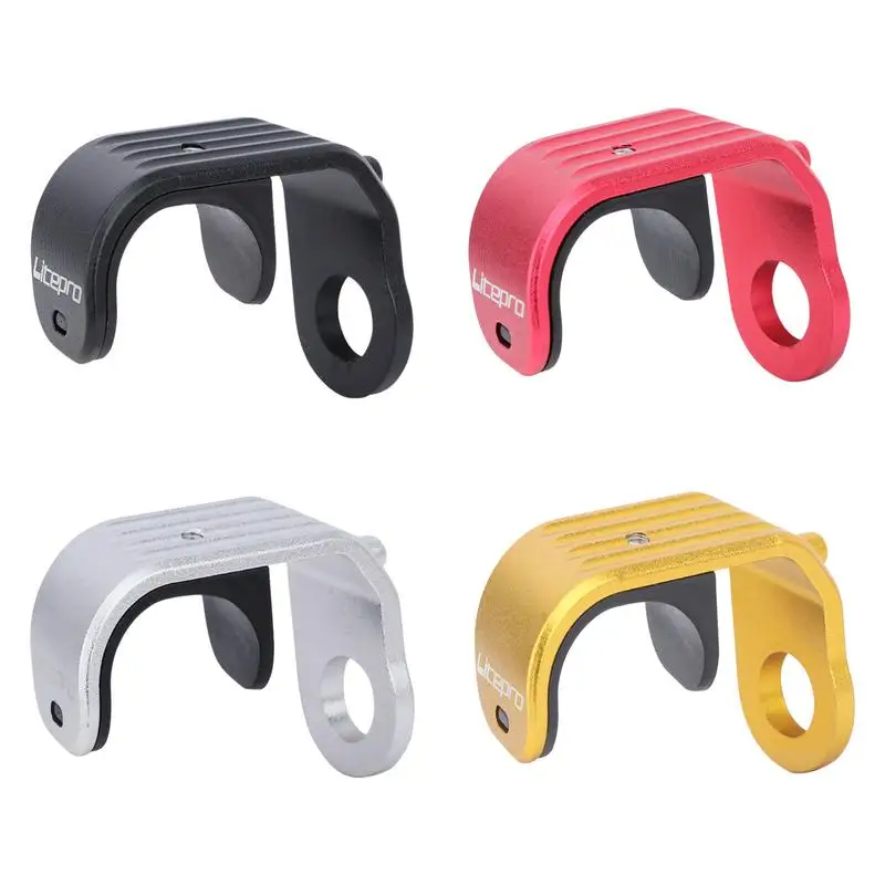 

Foldable Bike Buckle E Shape Buckle Bicycle Hook Lightweight Bright Color Bike E Hook For Cycling Beginners Enthusiasts Foldable